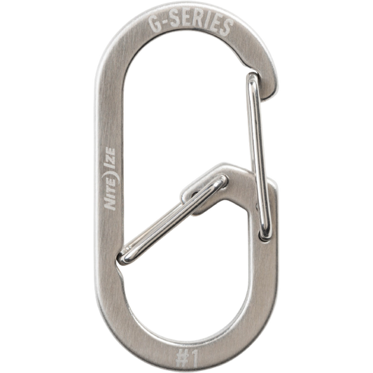 Nite Ize G-Series Carabiner Keychain - Size 1 - Package of 2