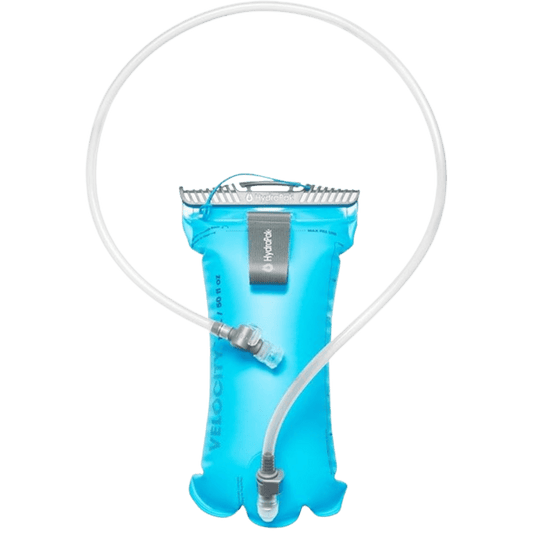 HydraPak Velocity (1.5L Hydration Reservoir) - Slim-Profile Water Bladder/Reservoir – Self-Sealing Bite Valve, Leak Proof, Fully Reversible and Dishwasher Safe