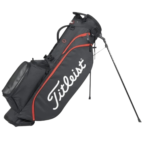 Titleist Players 4 Golf Bag (Black/Black/Red)