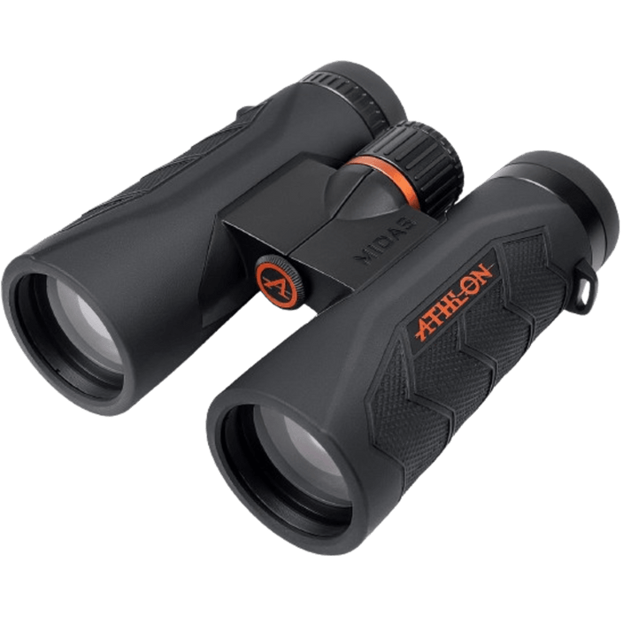 Athlon Optics 10x42 Midas G2 UHD Black Binoculars with Eye Relief for Adults and Kids, High-Powered Binoculars for Hunting, Birdwatching, and More