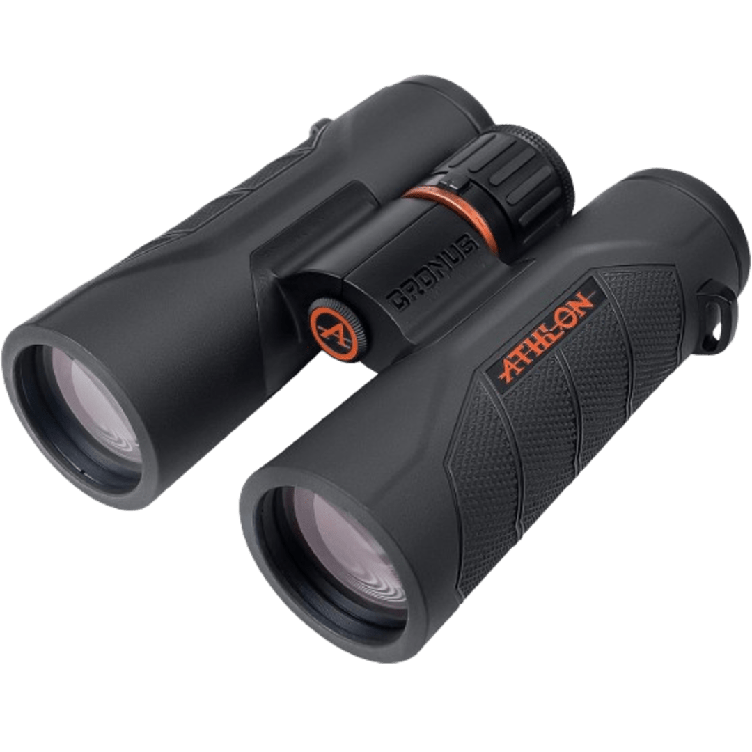 Athlon Optics 10x42 Cronus G2 UHD Black Binoculars with Eye Relief for Adults and Kids, High-Powered Binoculars for Hunting, Birdwatching, and More