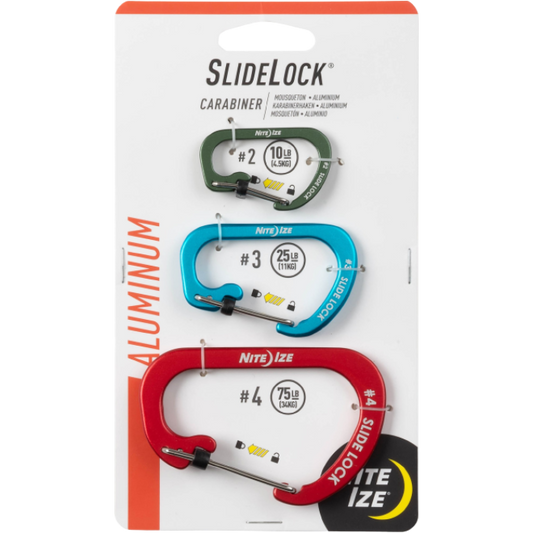 Nite Ize SlideLock Carabiners - Set of 3