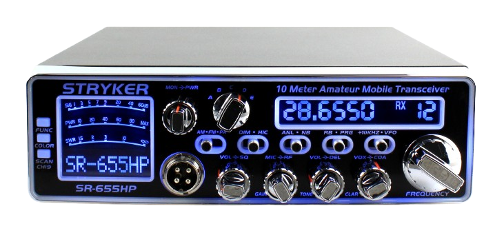 Stryker SR-655HPC 10 Meter Radio | High Power, Frequency Counter, Custom Display