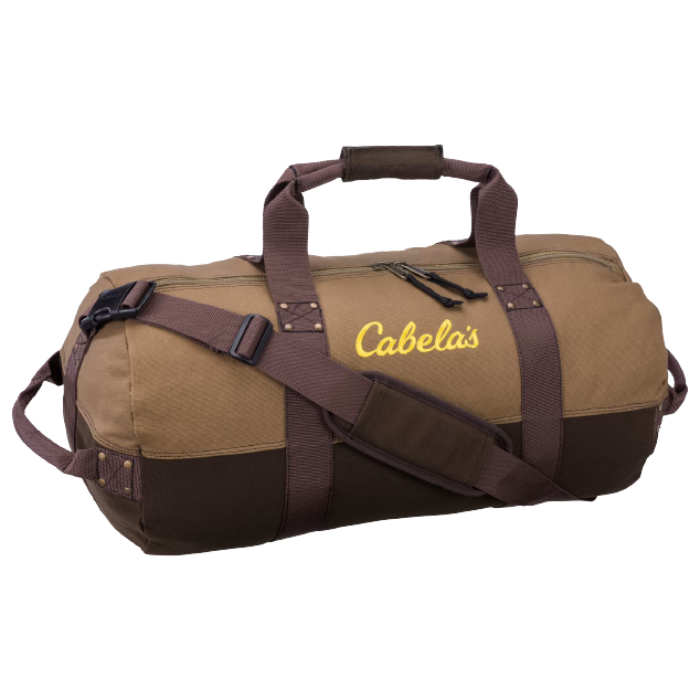 Cabela's Heavy Canvas Duffel Bag - Brown - 60L