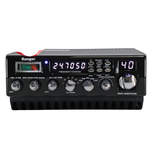 Ranger RCI69FFC6 450 + Watts Modulation SSB 10 Meter Radio